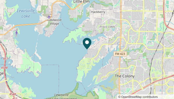 Map of The Colony, The Colony service area